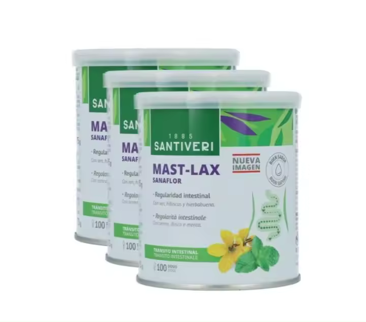 Santiveri Pack 3 Botes Sanaflor Mast-Lax 75 gramos - 1