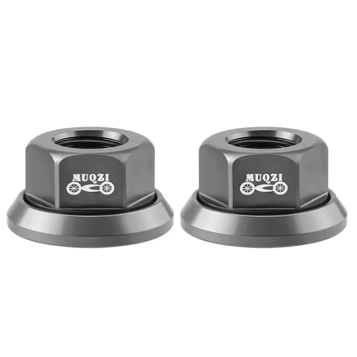 MUQZI 2pcs Juego De Tornillos Para Eje De Radio Y Delantera De Bicicleta De Aluminio Aleación Para MTB Carretera Bicicleta Plegable - 1