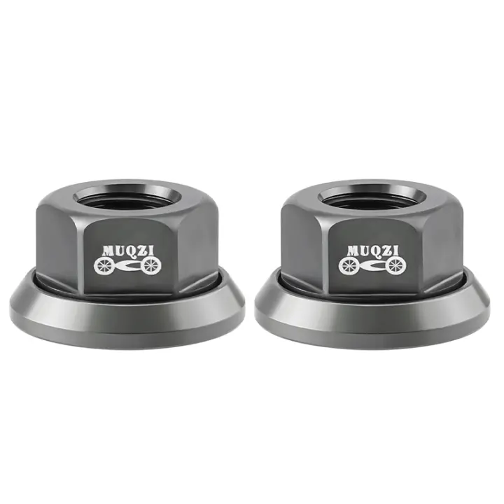 MUQZI 2pcs Juego De Tornillos Para Eje De Radio Y Delantera De Bicicleta De Aluminio Aleación Para MTB Carretera Bicicleta Plegable - 1
