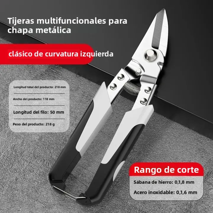 Tijeras De Acero Inoxidable Para Corte Preciso De Metálicos Y PVC Duraderas Y Resistentes Al Rust Never Rust Corte Largo - 1