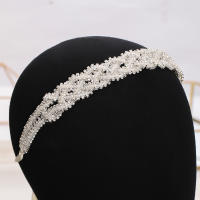 Diadema De Perlas Y Rhinestones Para Mujer Accesorio De Boda Diseño Nuevotienda Encantadora Para Casamiento Fiesta Aniversario - details 5