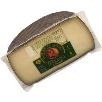 Queso Curado Ibérico EL GRAN CARDENAL - Peso Aprox. 3.309kg o 1.65kg - Productos de Especialidad - 1