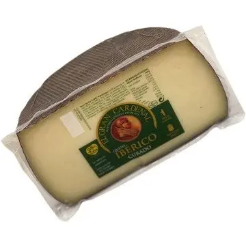 Queso Curado Ibérico EL GRAN CARDENAL - Peso Aprox. 3.309kg o 1.65kg - Productos de Especialidad - 1