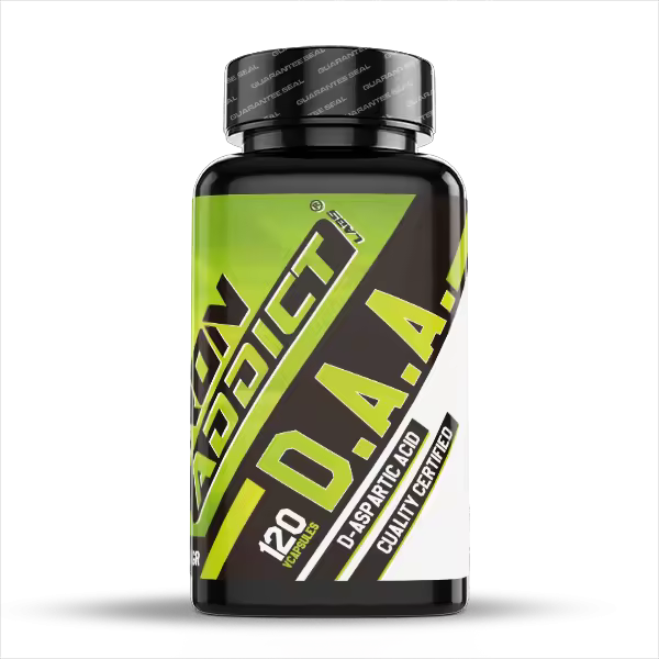 DAA (Ácido Aspártico) 3600mg - 120 Cápsulas Vegetales Iron Addict Labs - 1