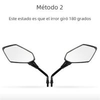 Espejos Retrovisores Para Motocicleta 8mm 10mm Scooter E-Bike 2Pcs/Pareja Espejo Convexo Trasero Para Electromóvil Material ABS - details 8