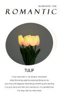 Lámpara De Noche LED En Forma De Tulipán Para Dormitorio Lámpara De Mesa Simulación De Ramo De Flores Atmosfera Romántica Regalo De Cumpleaños Decoración Del Hogar - details 1