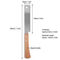 Máscara De Mano Japonesa 12In Con Mango De Madera Antideslizante Sierra De Aplanado Herramienta De Corte De Plástico Para Carpintería - details 6