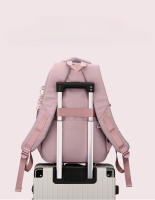 Mochila De Color Sólido Con Manija De Malla Y Correa Curvada De Alta Capacidad Para Viajes Cierre De Cremallera Capa Interna De Nylon Para Hombres Y Mujeres - details 16