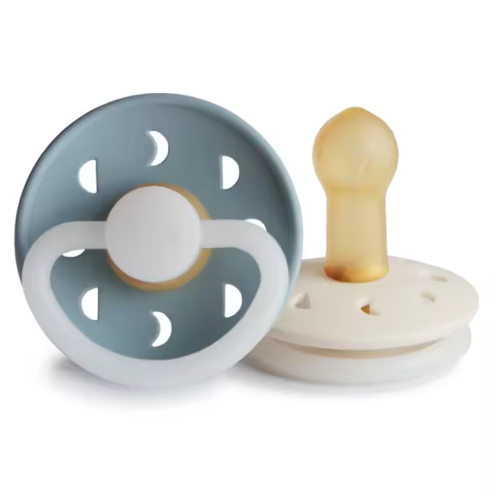 Frigg Pack 2 Chupetes Latex Moon Phase 6m+ - 1
