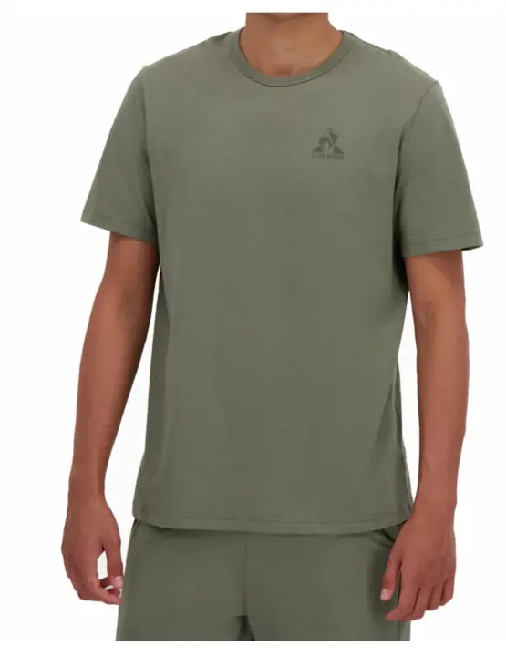 Camiseta Lecoq M Monochrome SS Nº3 Verde - 1