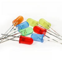 Kit De 50-100pcs LED F5 5mm Dióodo Luminoso Blanco Amarillo Rojo Verde Azul Para DIY Electrónica Assorted Kit - details 3