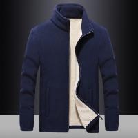 Chaqueta De Piel De Oveja Para Hombres Con Forro De Poliéster Y Algodón Chaqueta Deportiva Cálida Talla Grande L-4XL Para Invierno - details 5