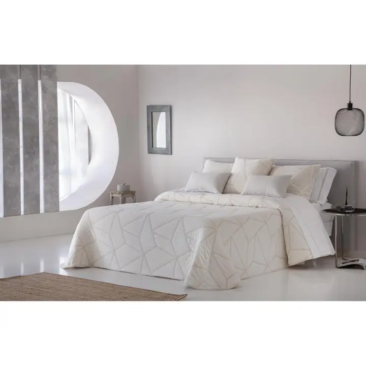 JVR - COLCHA TIPO 10 modelo LINE - Tejido Jacquard Pique - Fabricado en España - Cama 90/105/135/150/160/180 - 1