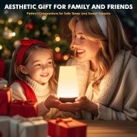 Lámpara De Mesa LED Táctil Con Luz Nocturna Recargable Por USB Control Remoto Dimmer Y Modos De Color Multicolor Para Dormitorio - details 4