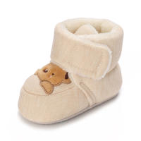 Botas De Nieve Para Bebés Recién Nacidos De Algodón Antideslizantes Y Cálidas Zapatos Para Caminar Infantiles Con Peluche - details 9