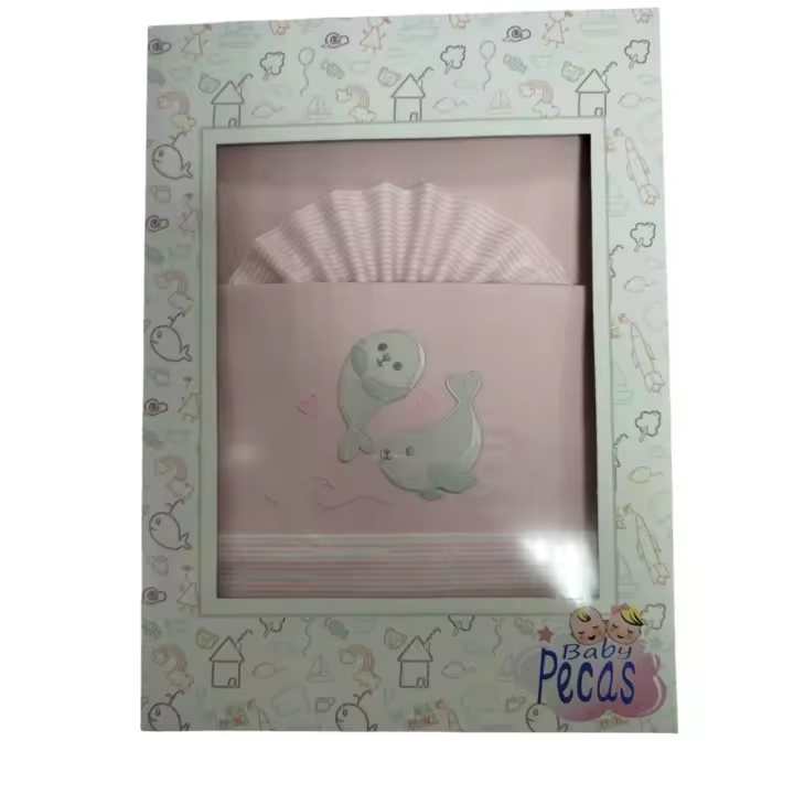 Coche🍼✨ Juegos de Sábanas 100% Algodón para Coche-Modelo Foca- Fondo Color– Suavidad y Confort para tu Bebé  Mommata✨🛏️ - 1