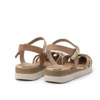 Sandalias planas de Mujer PORRONET 3152-178 SANDALIA PUNTERA CERRADA TAUPE ORO 35848 25V - details 1