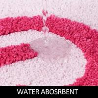 Alfombra De Baño Rosa Get Naked Alfombra Tejida Suave Para Baño Y Entrada Decoración De Sala De Estar Alfombra Antideslizante Resistente Al Desvanecimiento Para Adultso - details 5