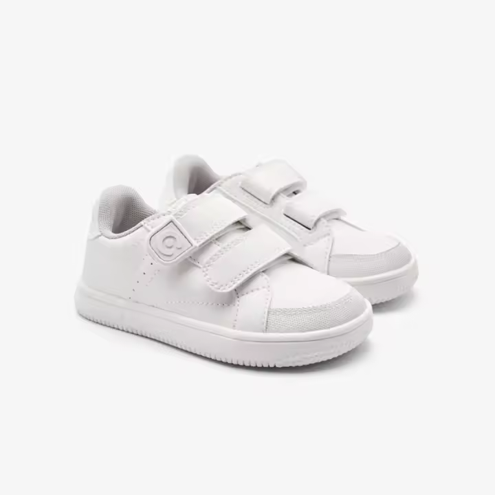 DEPORTIVO RESPETUOSO ESCOLAR CONGUITOS BLANCO Y GRIS BAREFOOT - 1