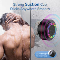 Altavoz Bluetooth para Baño IPX7 Impermeable with Fuerte Ventosa, Altavoz Portátil para Ducha with Sonido Estéreo HD y Bajo Powerful, 20h de Autonomía, Compatible with iPhone/Android (F64) - Diseño Compacto y Seguro para Azulejos/Cristal - details 4