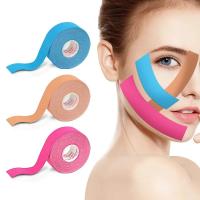 Cinta De Kinesiología Para Rostro 2.5CM X 5M Elevador De Pecho Y Ojos Eliminador De Arrugas Herramienta De Cuidado Facial Banda Elástica - details 0