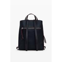Bolsos sport de mujer DESIGUAL WAKP17 2000 MOCHILA MANHATTAN PESPUNTES BLACK 37310 25I - details 3