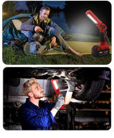 Lámpara De Trabajo LED Super Brillante Milwaukee 270 Grados Rotación M18 14.4-20V Iluminación Exterior Para Camping Emergencias Inundaciones Luz De Emergencia - details 9