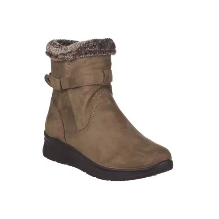 Botines Planos Zapp 556 Mujer Taupe - 1