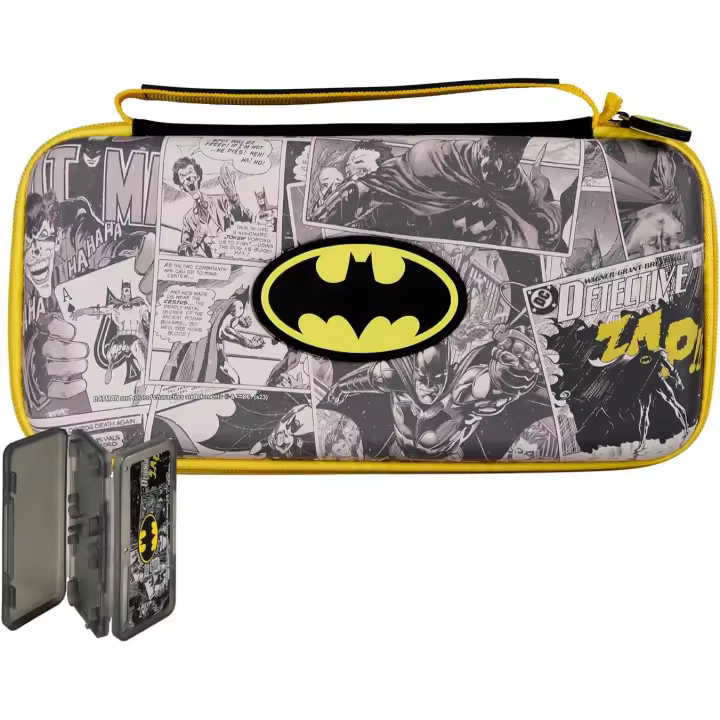 FUNDA DE TRANSPORTE PREMIUM BATMAN CON CAJA DE JUEGOS SWITCH FR-TEC Nintendo Switch - Nuevo a estrenar - Fr-Tec - Funda para Nintendo Switch y Switch Oled - Blade - Funda Batman - Batman Bag Licencia oficial - 1