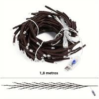 1PC Luces De Ramas De Árbol Con 96 LEDs USB 8 Modos Colores Para Decoración De Bodas Dormitorio Lámpara De Cadena Colorida - details 2