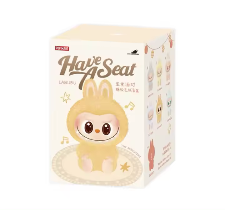 Popmart 2.0 Labubu Monstruos Sentados Y Celebrando Vinilo Caja Sorpresa Decoración Colgante Para Niños Regalo De Cumpleaños - 1