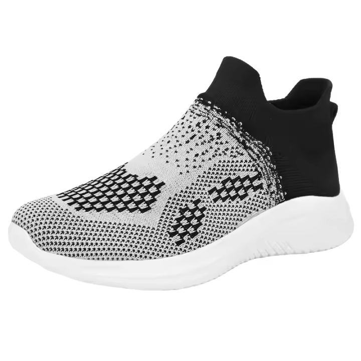Zapatos De Correr Para Hombre Transpirables Talla 46 Zapatillas De Correr Slip on Casual Mesh Suela EVA Zapatos De Equipo Deportivo - 1