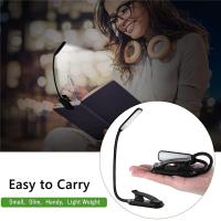 Lámpara De Lectura Mini 9 LED Recargable USB Luz De Libro Clip Brillante Ajustable Sin Etapas Para Mesa Y Noche - details 4