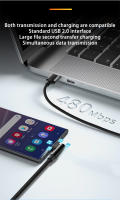 Cable De Datos USB C 6A Carga Rápida Elbowed 3m 5m Tipo C Para Huawei Xiaomi Samsung Google MacBook iPad Air Juego - details 6