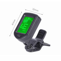 Afinador Electrónico Digital Para Todas Las Instrumentos Clip on LCD Afinador De Guitarra Ukulele Violín Mandolin Banjo - details 3