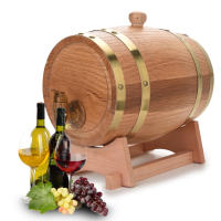 Barrel De Madera De Oso Para Vino De 3L Vintage Dispensador De Licor Para Whiskey Bourbon Tequila Ecológico Y Stockado - details 0
