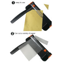 Cortadora De Papel A4 Portátil Con Cabezal De Corte Seguro Y Regla Lateral 12.2 Pulgadas Para Oficina Y Hogar Bisofice - details 3