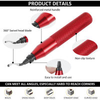 Kit De Herramientas De Desburde Para Madera Y Plástico Herramienta Manual Multifuncional Para Eliminar Arrugas Y Borde Arte Hecho a Mano Costura Toorise - details 7