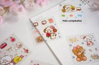 Nuevos Pegatinas Mikko Caja De Regalo Lindas Pegatinas De Dibujos Animados Para Estudiantes Material De Papel Tamaño Approx 15mm X 15mm - details 4