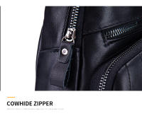 Bolsa De Pecho BULLCAPTAIN De Cuero Genuino Para Hombres Estilo Moda Casual Gran Capacidad Bolsa De Negocios Con Cierre De Cremallera Y Hebilla - details 15