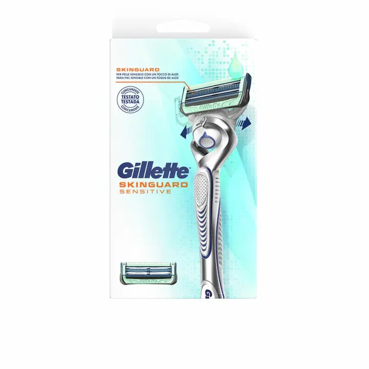 Gillette Skinguard Sensitive Maquinilla de Afeitar + Recambio - 1