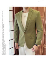 Chaleco De Negocios Para Hombre En Color Sólido Ajustado Moda 2024 Chaqueta Individual Elegante Ropa Masculina De Otoño Invierno - details 14