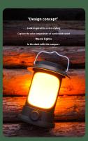 Lámpara De Camping Portátil LED Con Modos De Iluminación Frío Y Caliente 3 Modos De Iluminación Luz De Campamento Para Excursionismo Escalada Y Acampar En Tienda - details 14