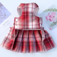 Traje De Vestido Para Perro Con Correa Arnes De Enlace Vestido De Sastre Para Mascotas Material Poliéster Estilo Princesa - details 3