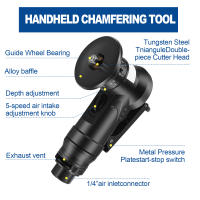 Máquina De Chamfering Portátil Pneumática 30000RPM Con Corte De 45° Y Aditamento Mini Herramienta Aérea Con Enchufe De 1/4" Para Desburde - details 1
