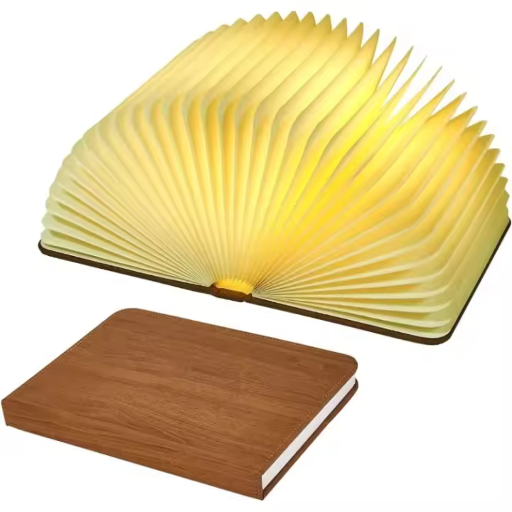 Lámpara De Lectura Infantil LED En Madera Luz Nocturna USB Para Dormitorio Decoración Artística Regalo De Cumpleaños Para Niños - 1