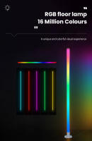 Lámpara De Piso Inteligente 150cm RGB LED Controlable Por APP Iluminación Moderna Para Dormitorio Juego Sala De Estar - details 6