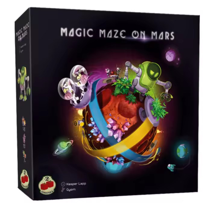 2Tomatoes Games | Magic Maze en Marte | Juego de Mesa Cooperativo | Conviértete en Robot y Construye la Colonia | Estrategia | Colocación de Losetas | De 1 a 6 Jugadores | Idioma: Español | Temática: Ciencia-Ficción | Duración Partida: 15-20min - 1
