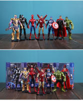 Figuras De Acción Avengers Originales ZD Con Personajes Como Iron Man Spider Man GREEN GOBLIN VENOM 2099 Thor Captain America Thanos Hulk War Machine Para Coleccionistas Y Juguetes Unisex 10cm - details 2