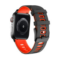 Correa De Reloj De Silicona Para Apple Watch Compatible Con Series 8 Se 9 7 6 5 4 3 Ultra2 Tamaños 44mm 40mm 49mm 45mm 41mm 38-42mm Color Variado - details 7